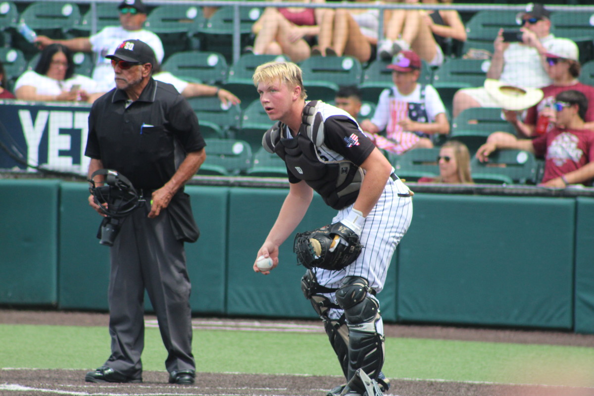 Texarkana Liberty-Eylau Canyon Randall 4A UIL state semifinals Texas baseball playoffs 060723 Andrew McCulloch 564